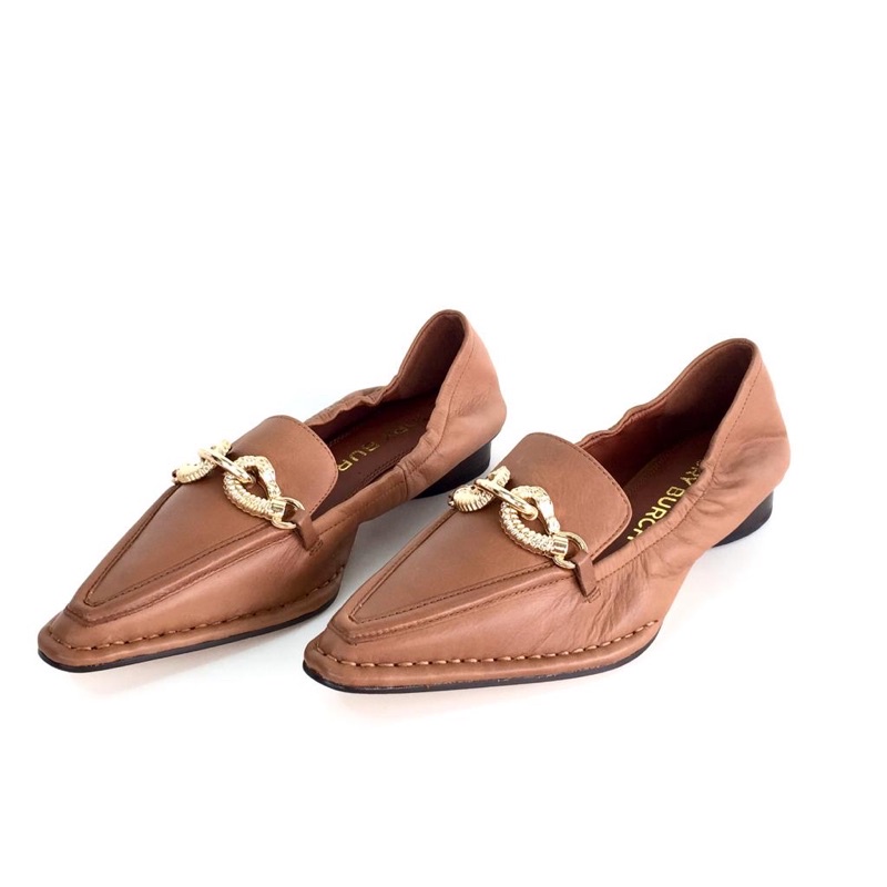 TB Supplier Jessa Leather Loafers Flat Shoes