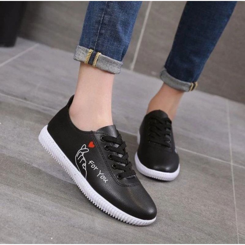 TmO - 8.8 Sale Sepatu wanita sneakers tali fashion Kets ForYou termurah kekinian bisa cod/sepatu santai wanita tali/sepatu jalan wanita santai kekinian