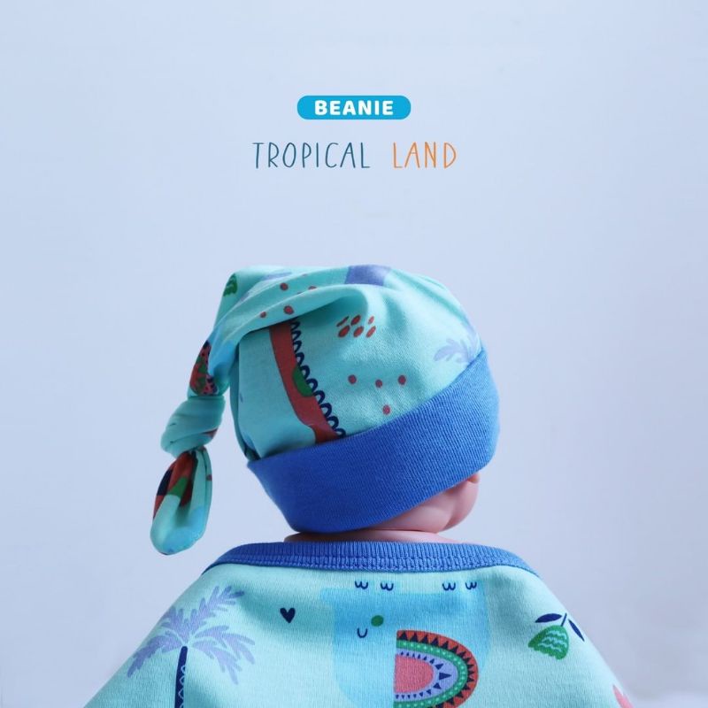 Topi ikat Baby Joel Tropical Land Knotted Beanie