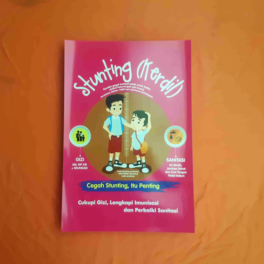 Poster Stunting, Poster Kenali Stunting, Poster Edukasi Stunting, LAMINASI GLOSSY
