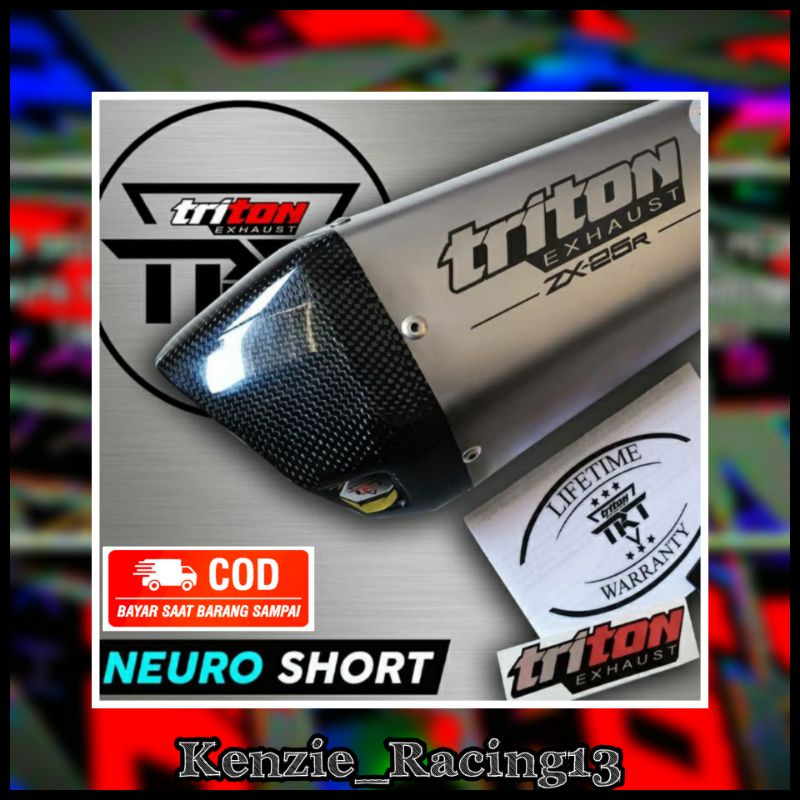 Knalpot Zx-25r Zx25r Fullsystem Triton Exhaust Neuro Short Garansi Seumur Hidup