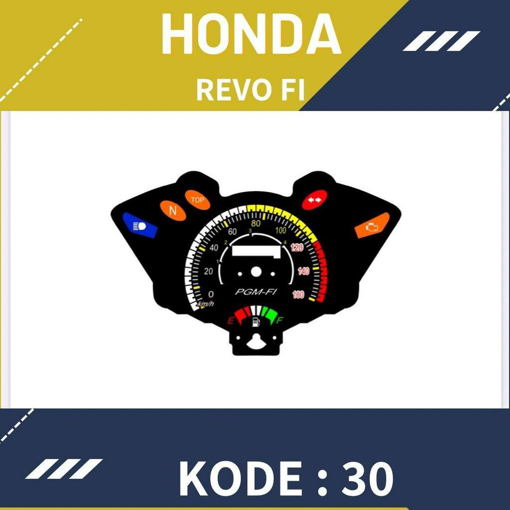 Papan Panel Custome speedometer honda revo fi