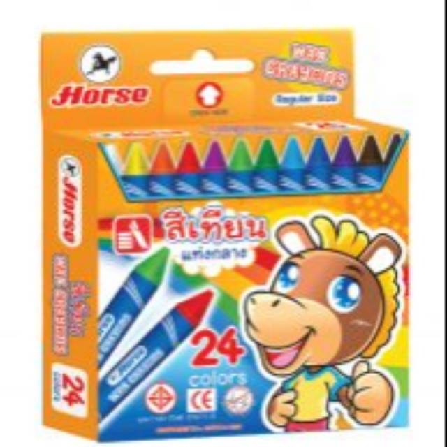 

Wax Crayon 24 warna medium size