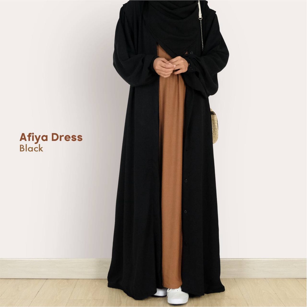 Afiya Dress | Gamis Jumbo Muslimah Syari