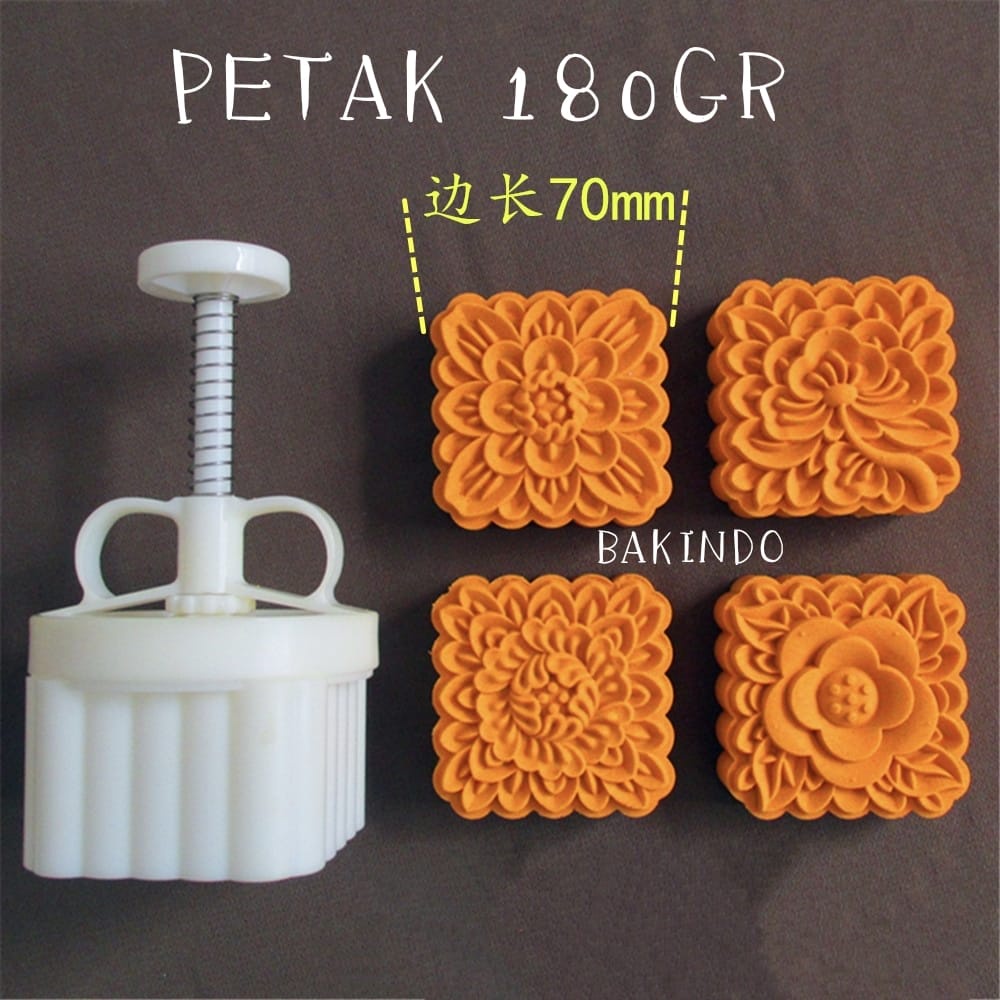 KINGSBAKEWARE Cetakan Nastar Mooncake Cookies Baking Kue Kering Mochi 35-200gr