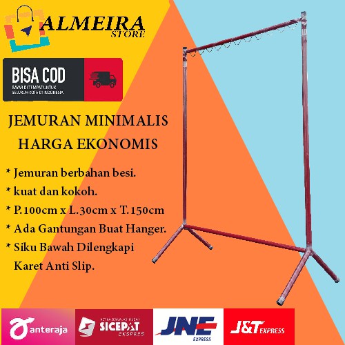 JEMURAN BAJU GAWANG/JEMURAN PAKAIAN BESI KUAT,JEMURAN STAINLESS,JEMURAN GAWANG ALMEIRA STOE
