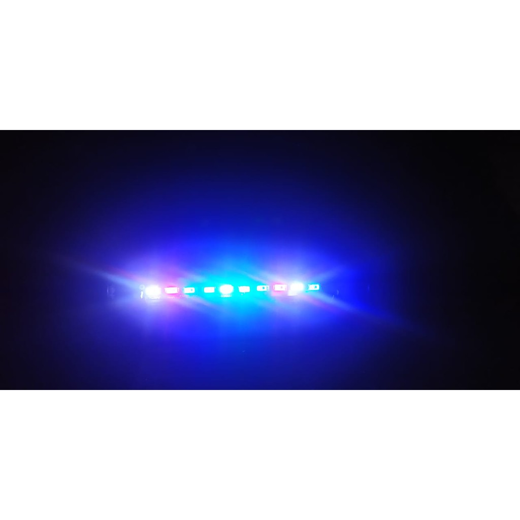 Lampu aquarium 20 cm bisa berubah warna (3 Mode)