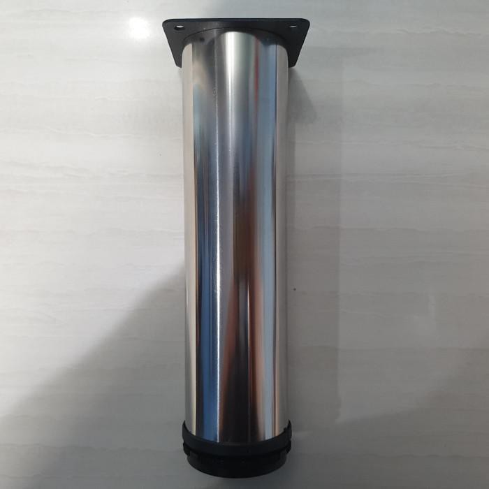 Kaki Sofa SS Stainless Steel BULAT 20 CM Meja Lemari Kitchen Set Nakas