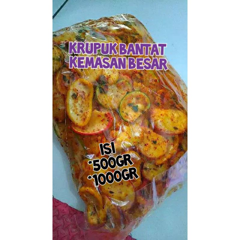 

KERUPUK BANTAT /BANTET/KERUPUK SEBLAK KERING