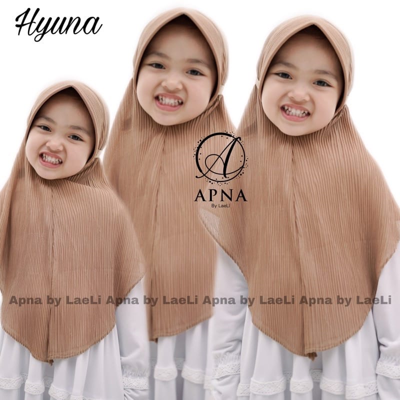 hijab ped plisket anak/ plisket jersey super ori dauragama/ plisket kids/ hijab anak murah
