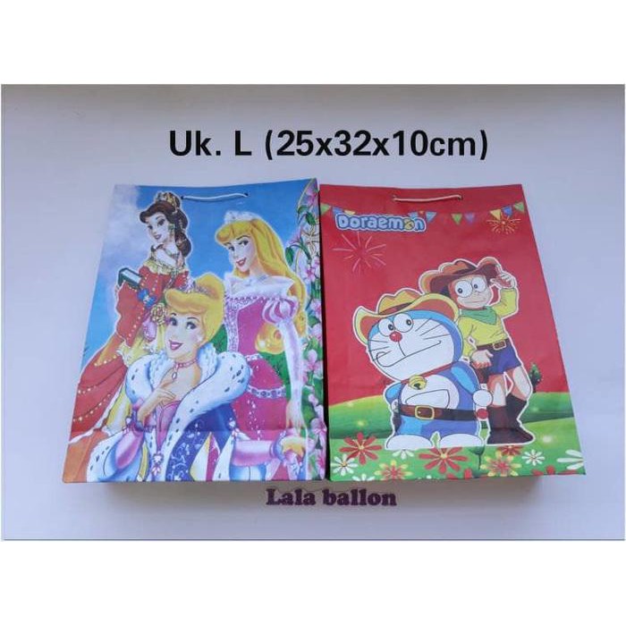 

Paper bag kertas, paper bag karakter, tas bingkisan, goodie bag