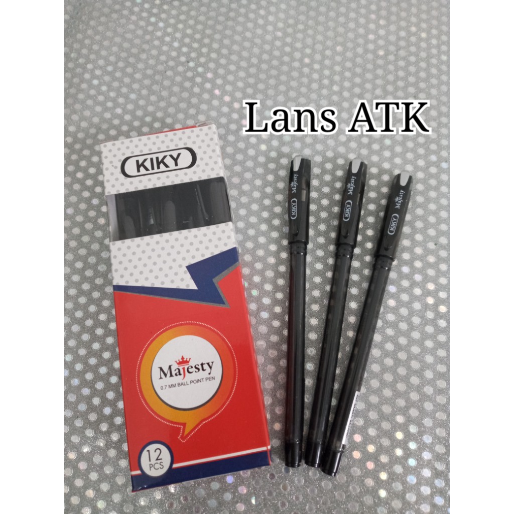 

BOLPOINT KIKY MAJESTY 0,7MM / PULPEN KIKY MAJESTY 0,7MM HITAM (19790)pen gel ink