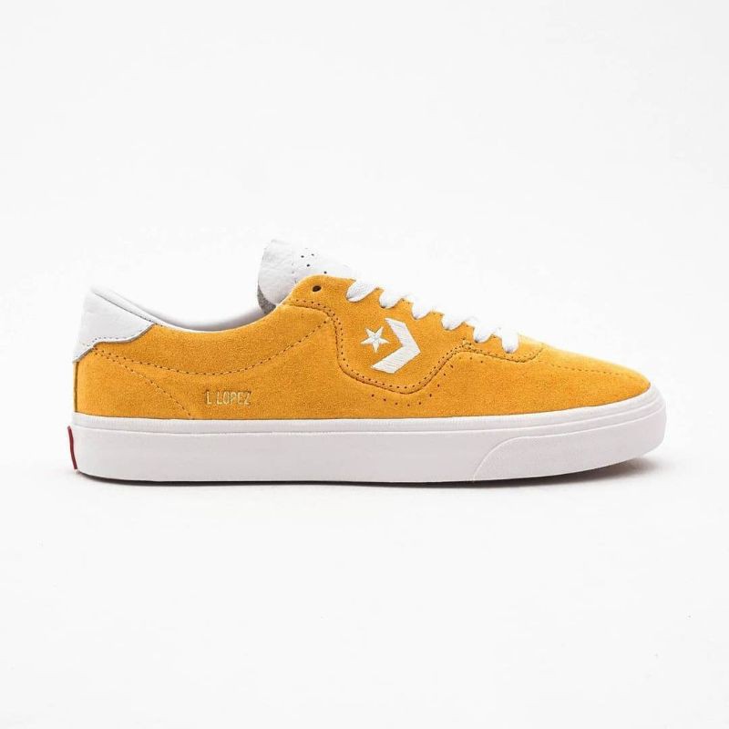 PROMO SNRAKERS CONVERSE LOUIE LOPEZ YELLOW WHITE ORIGINAL