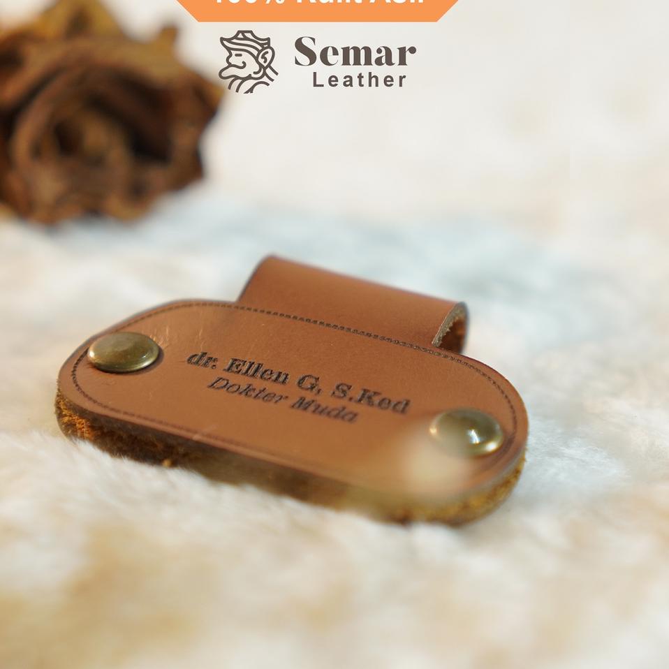 

Stok terbatas!.. Stetostag Stetoskop Tag Kulit Coklat Muda Custom Name Model Doublesnap Penanda Stetoskop Custom