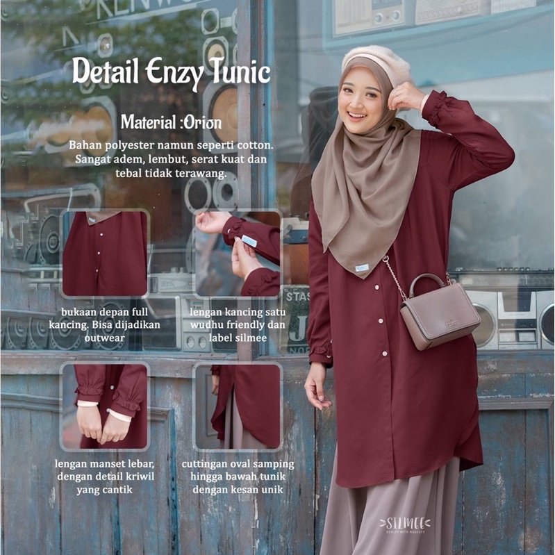 Enzy Tunik by Silmee —- 5 Colors