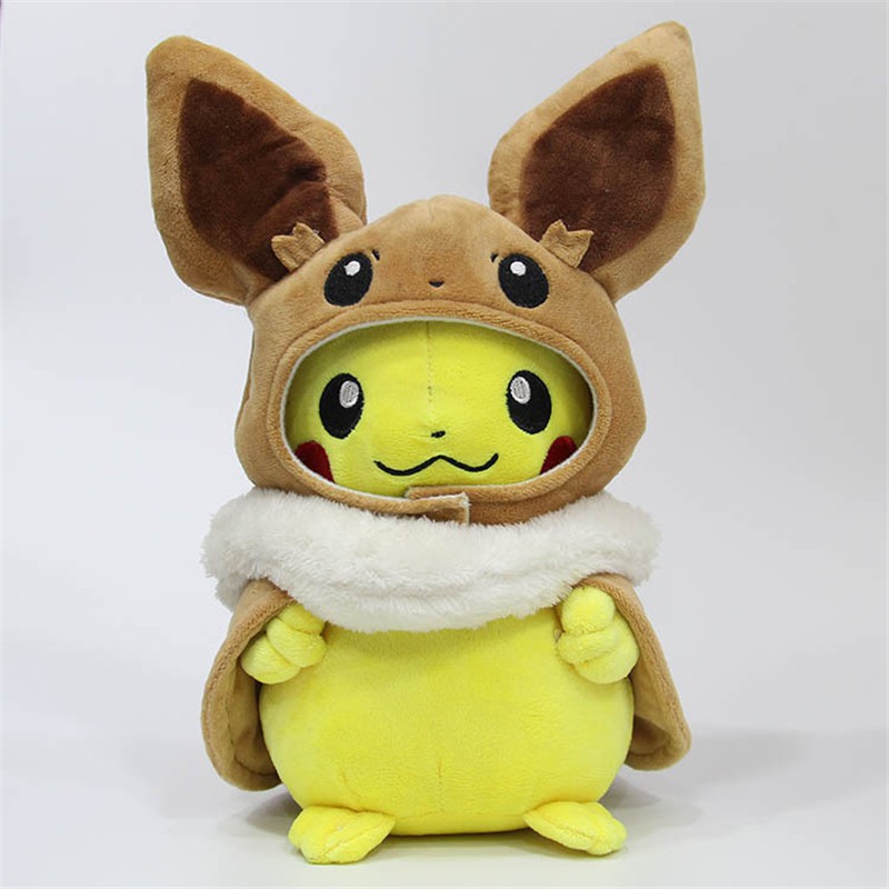 Boneka Pikachu Bahan Plush Ukuran 30CM Untuk Hadiah