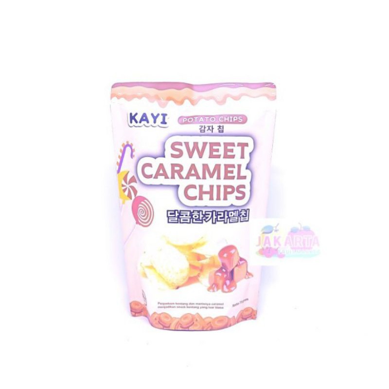 

(KERIPIK) KAYI SWEET CARAMEL CHIPS 75G