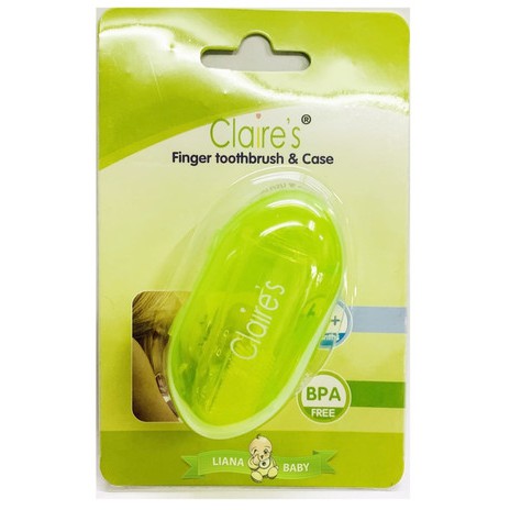 Claire's Finger Toothbrush &amp; Case