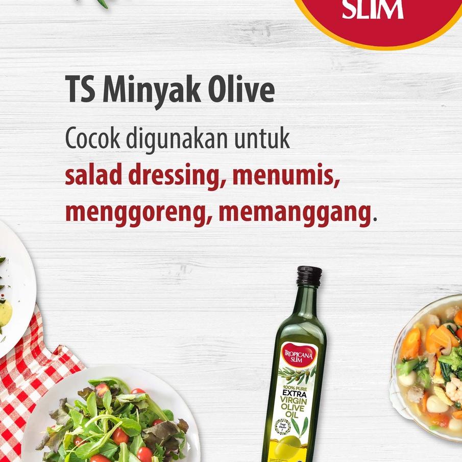 

Star PROMO BUY 1 GET 1 - Tropicana Slim Extra Virgin Olive Oil 500 ml Expired Kurang dari 4 Bulan gas !!