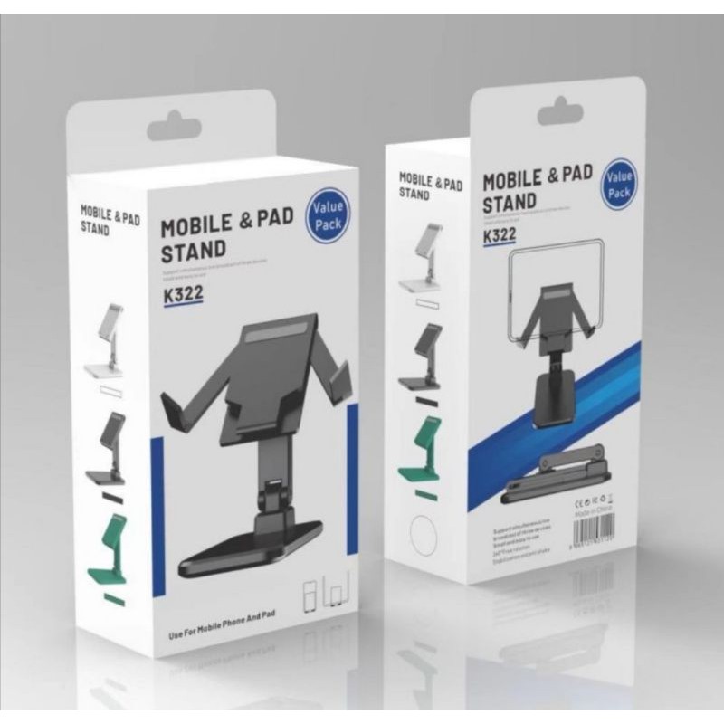 Phone Holder Tab Ipad Handphone Universal Mobile Standing Dudukan ponsel