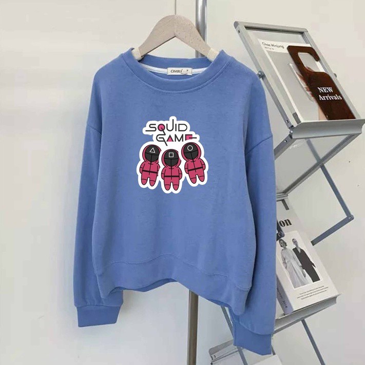 Sweater Squid Game Editon Sweater Wanita Oversize M - XXL Best Seller