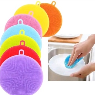 [ JB99 ] Spons Cuci Piring Sponge Cuci Piring Silikon alat sikat cuci piring