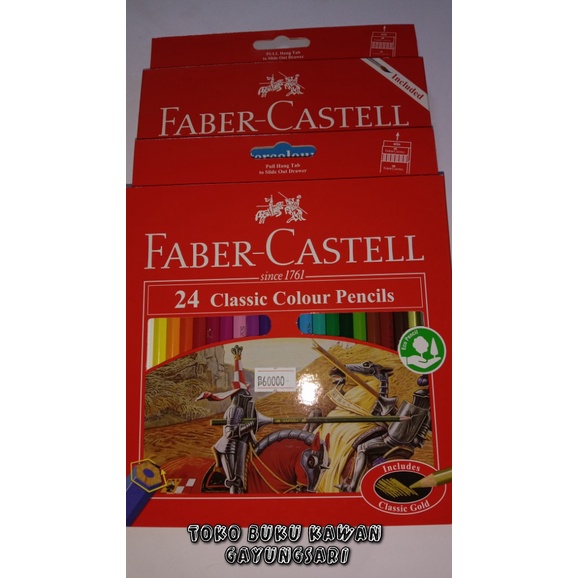 

PENSIL WARNA CLASSIC FABER-CASTELL 24 PCS
