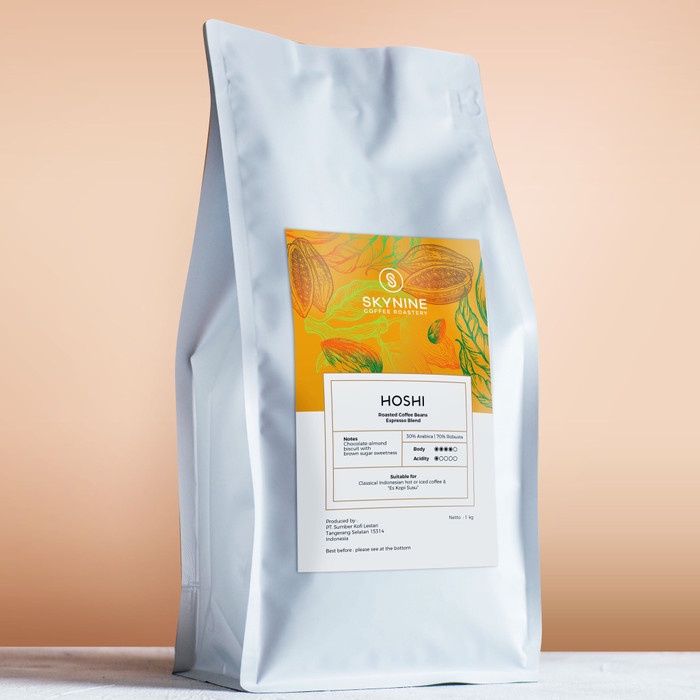 

HOSHI Blend Roasted Beans 1KG - BIJI KOPI UTUH