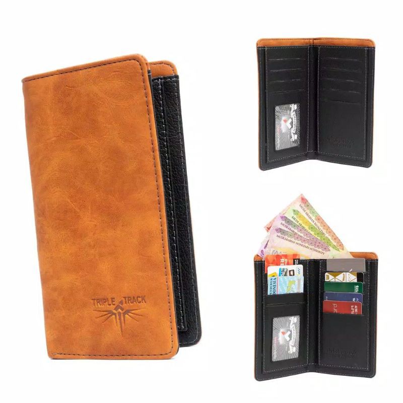 DOMPET PANJANG PRIA KULIT IMPORT ORIGINAL BRANDED DOMPET PANJANG PENDEK PRIA KEREN