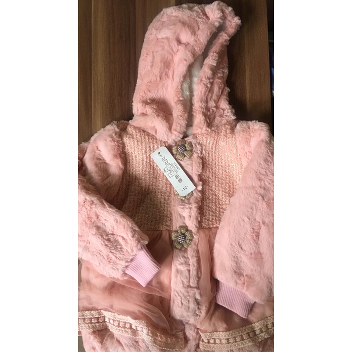 jaket anak / jaket dingin anak / jaket pakaian dingin ber renda anak