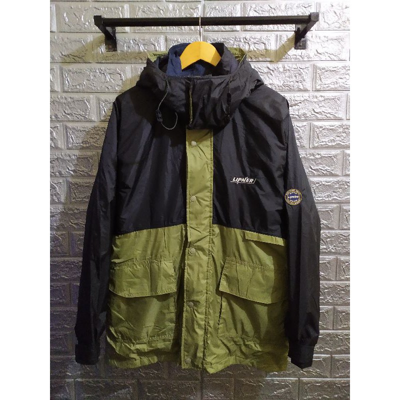 Jaket tebal gunung outdoor Liper size L fit XL second