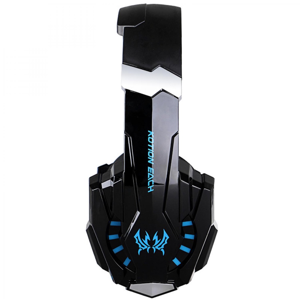 COD Headset Gaming Kotion Each G9000 Gaming Headset Twisted with LED Light Cocok Untuk Berbagai Model Komputer Desain Gamers