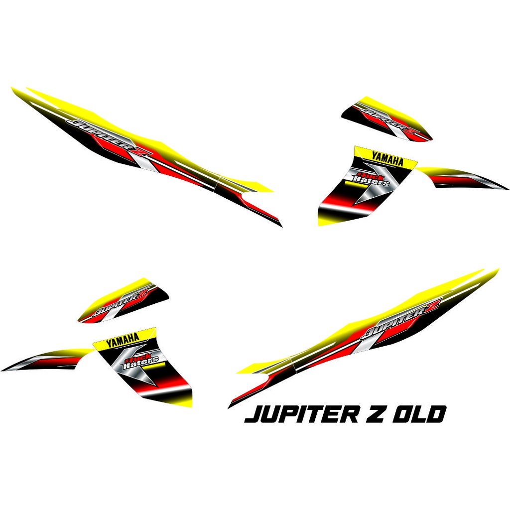 STRIPING MOTOR YAMAHA JUPITER OLD POLET STRIPING VARIASI MOTOR JUPITER Z LAMA / STIKER JUPITER Z KAR