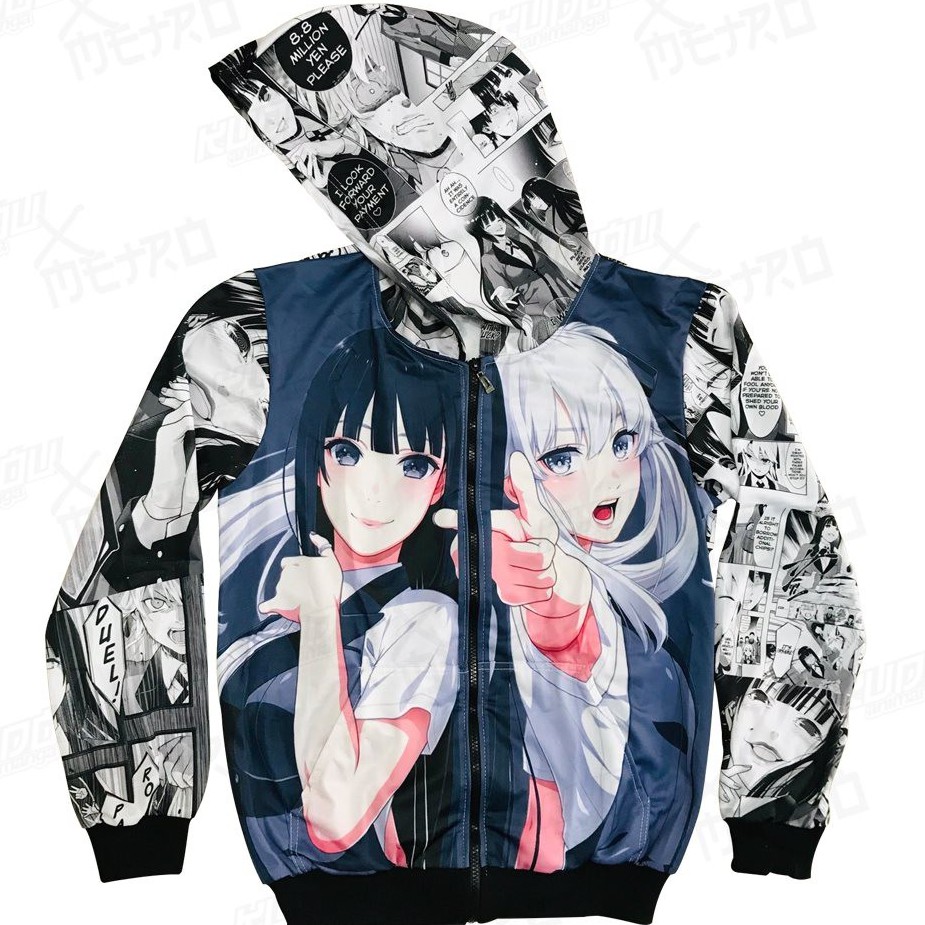 Jaket Kakegurui Fullprint Comics Anime