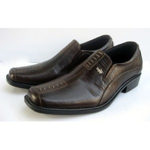 Sepatu Kulit Asli Crocodile C09, Sepatu Kulit Pria, Sepatu Pantofel