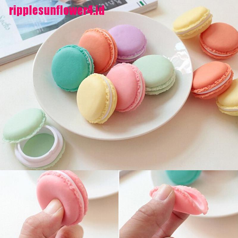 Kotak Perhiasan Bentuk Macaron Warna Permen Untuk Hadiah Ulang Tahun