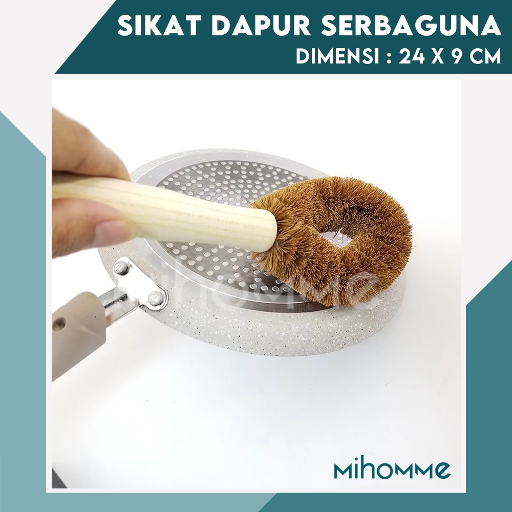 Sikat Dapur Serbaguna Pembersih Panci Cuci Piring Sabut Serabut Kelapa