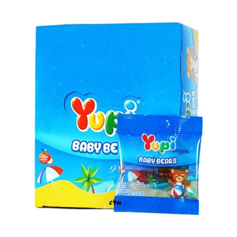 

YUPI Baby Bears 1 Box isi 24 pcs Permen Bentuk Beruang