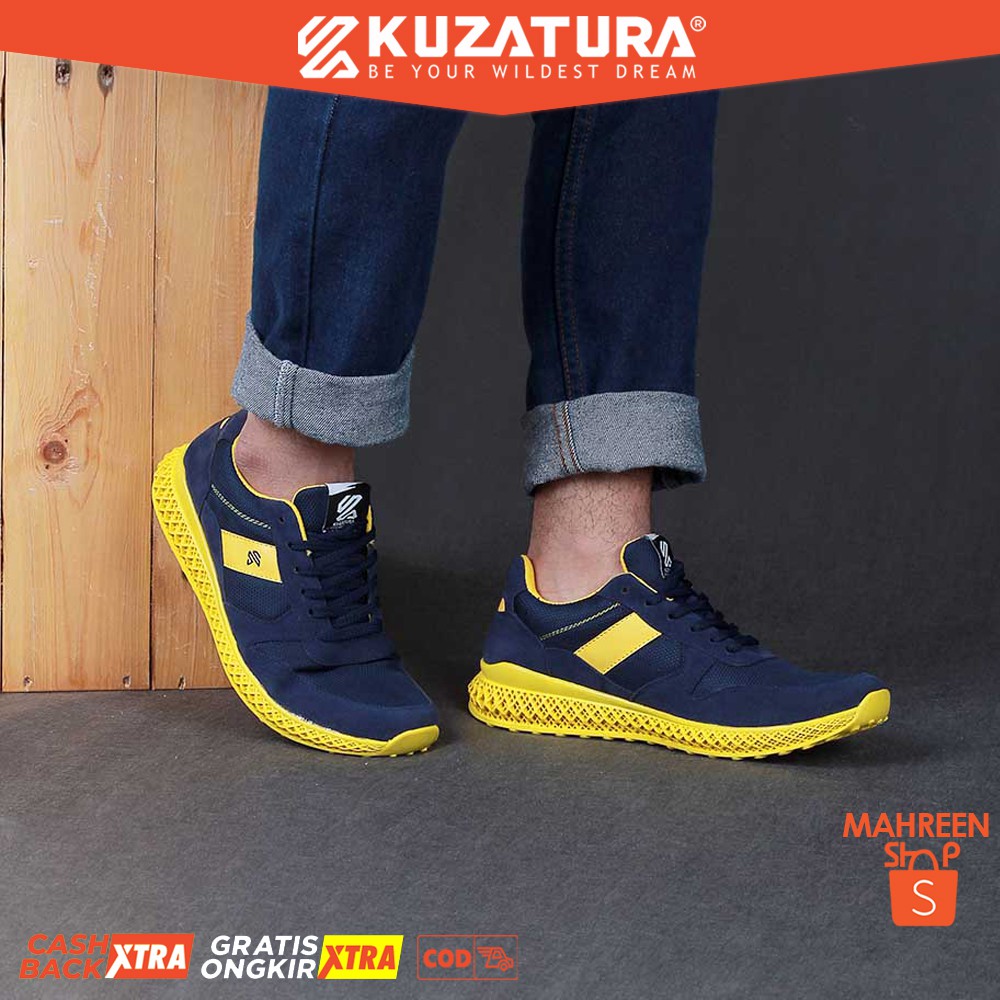 Sepatu Sneakers Casual Pria Original Kuzatura | KZS 615