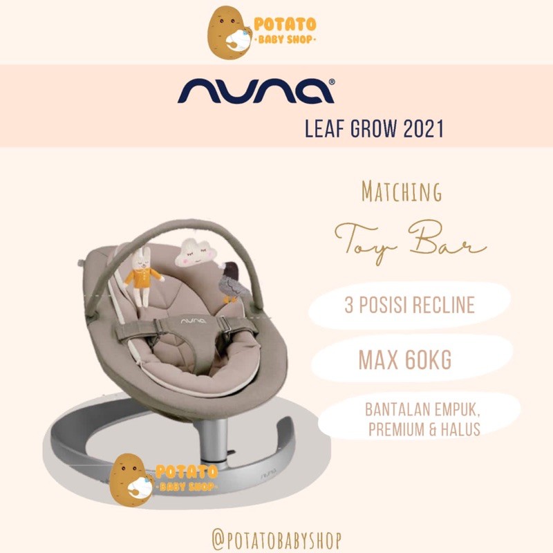 Nuna Leaf Grow 2021 With Matching Toy Bar