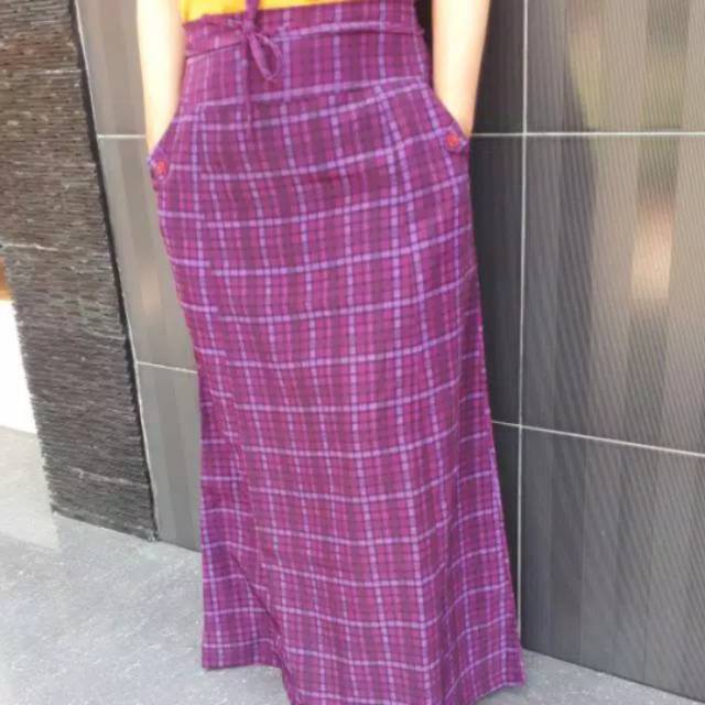 Rok palekat jumbo bahan jatuh