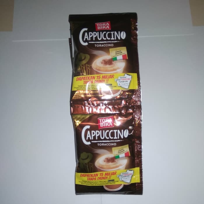 

Torabika Cappuccino 1 Renceng isi 10 Sachet x 25gr