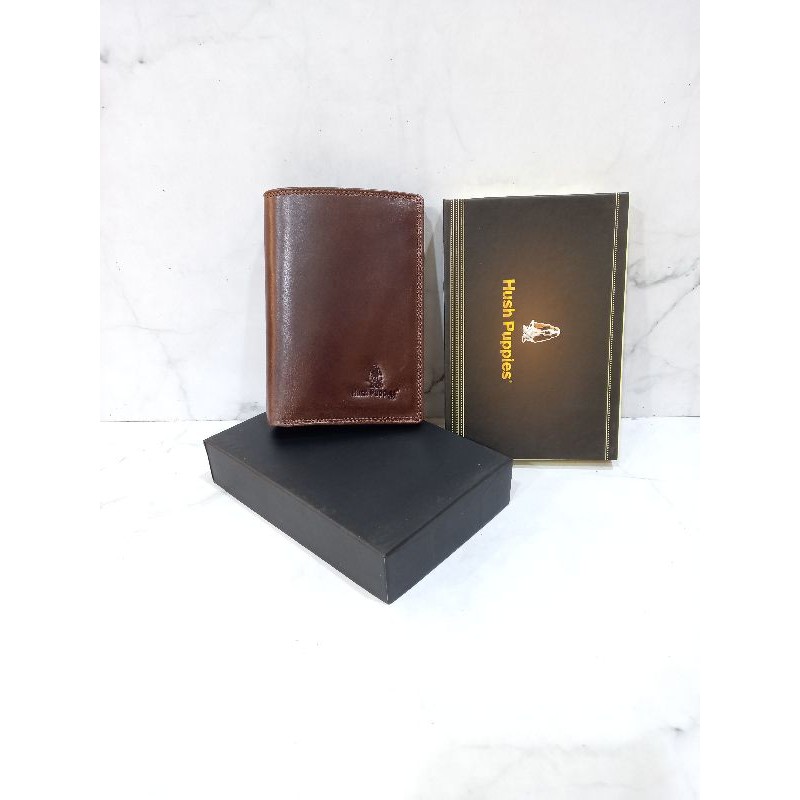 Dompet kulit full up pria wanita model tanggung 3/4 hushpuppies