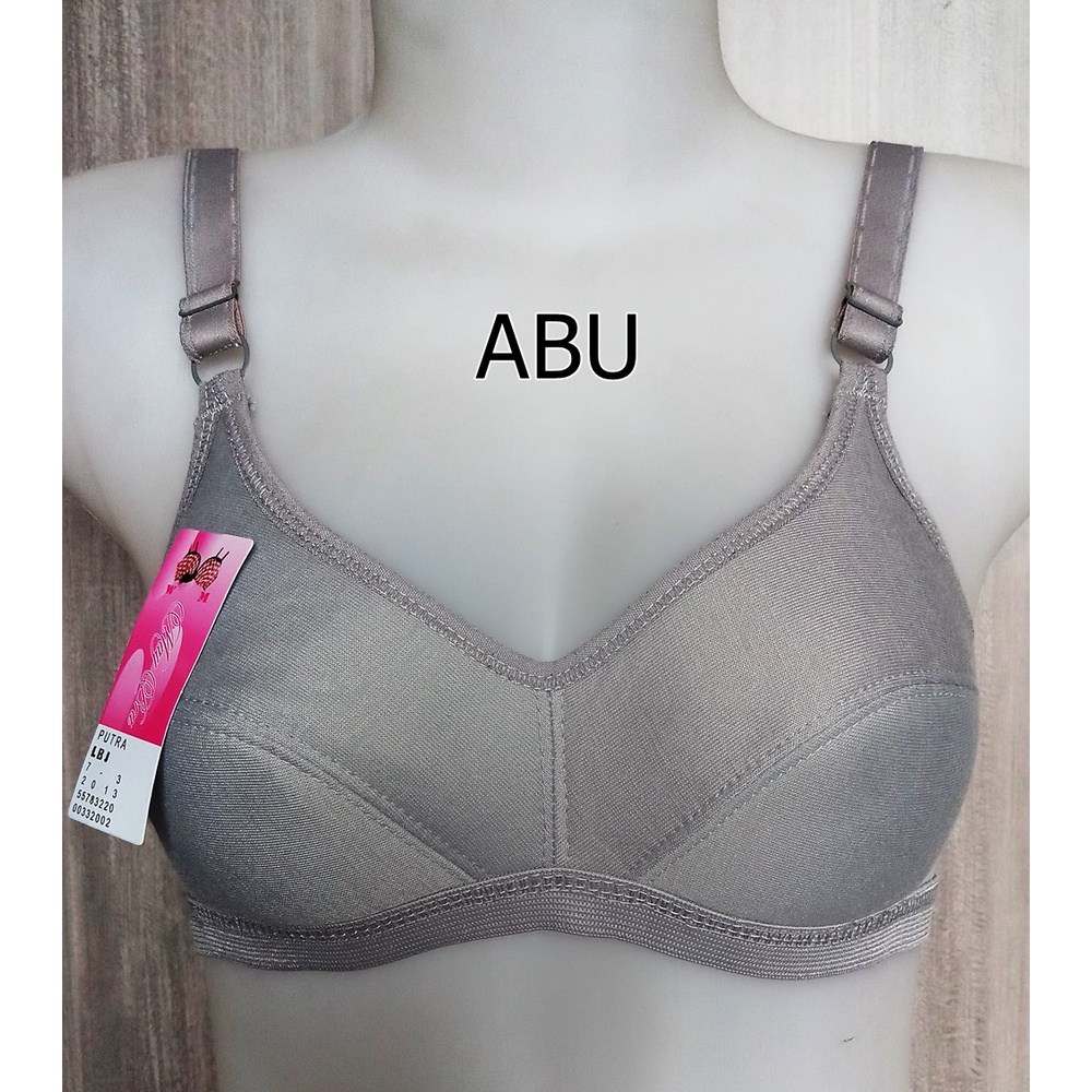 BH SPORT MAY BRA ABG Uk 34-38 Kancing 2 Tanpa Busa Tanpa Kawat