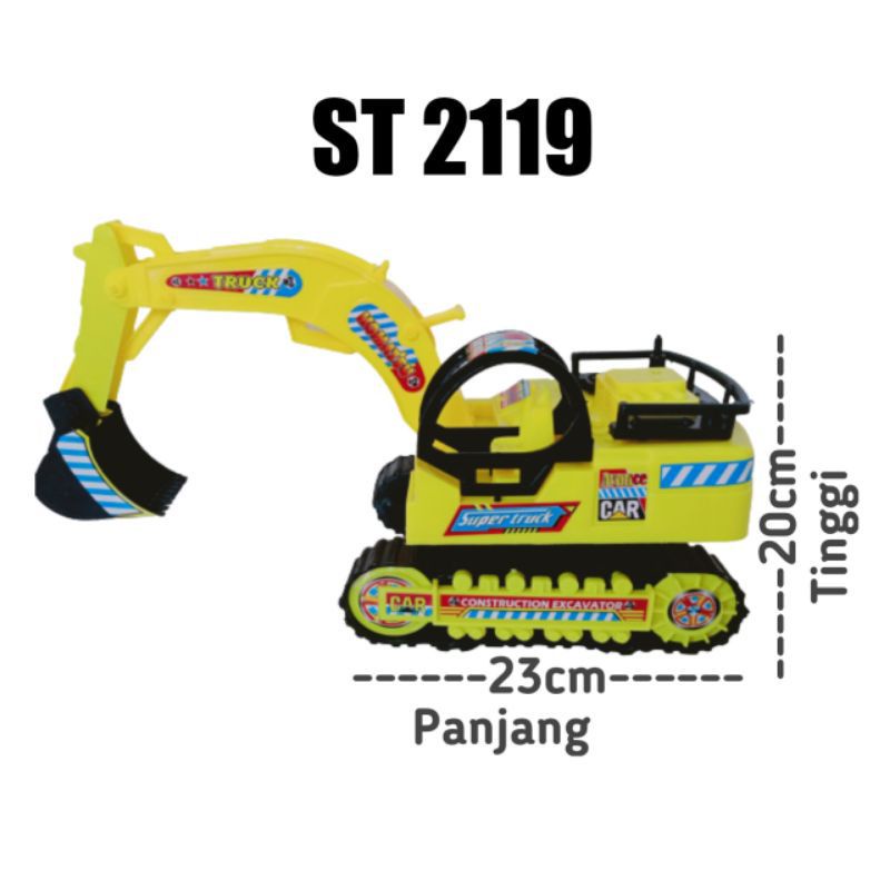 ST 2119 - Mainan Truk Super Excavator Construksi Bego Super Jumbo ST2119