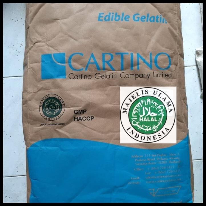 

TERBARUU!! BUBUK GELATIN/ GELATINE POWDER- 500 GRAM/ HALAL TERBARU