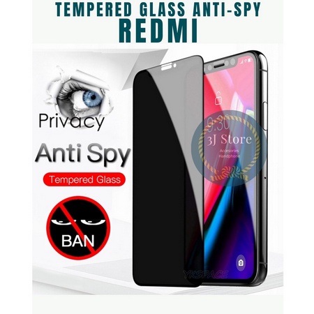 TEMPERED GLASS KACA PRIVACY ANTI SPY All Type + Packing Kardus Dan Tisu