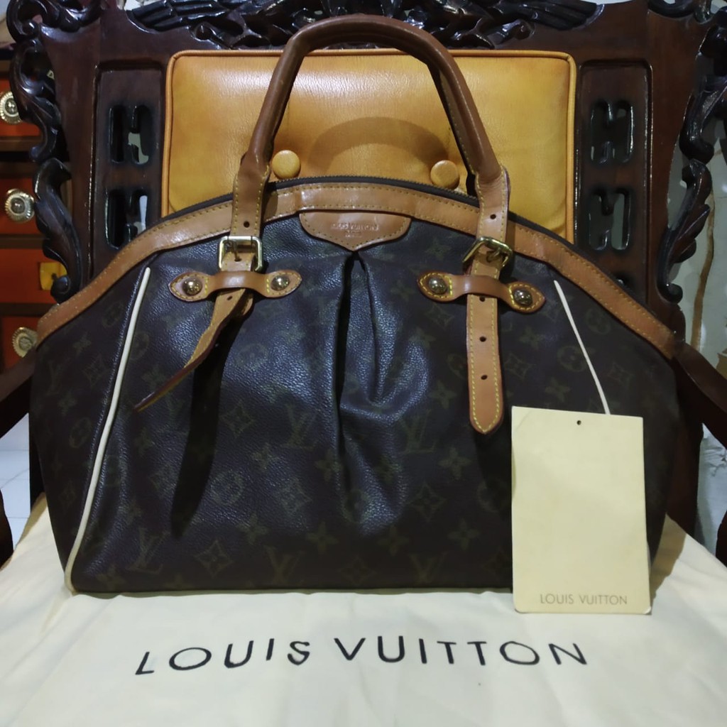 preloved bag LV tivoli mono no seri 33*28 kulit matang