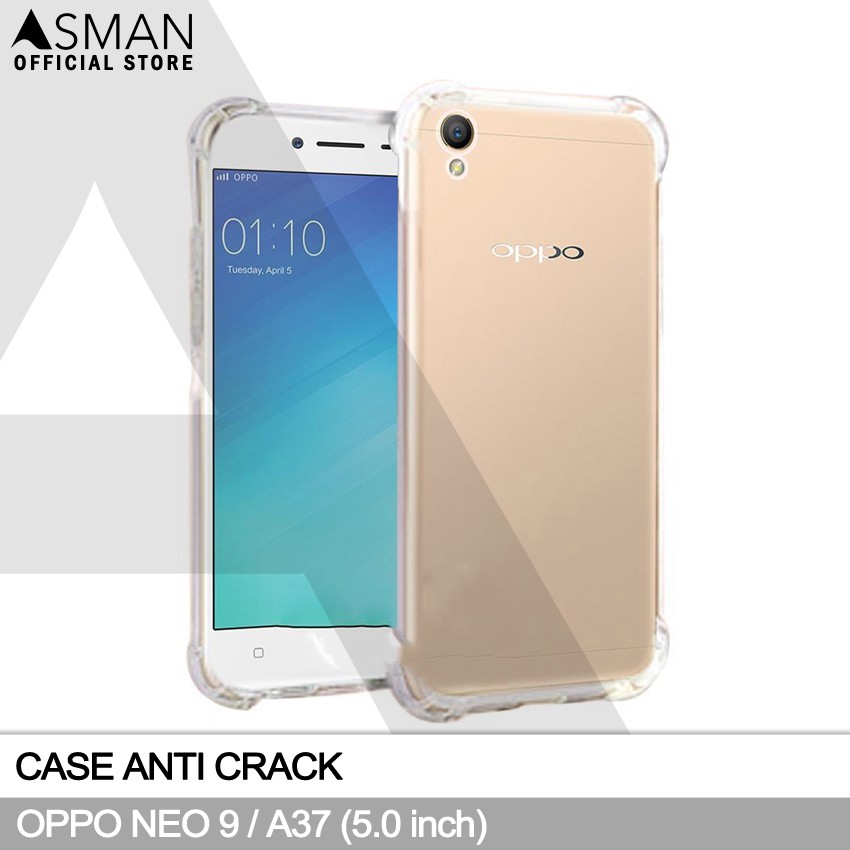 Anti Crack OPPO Neo 9 / A37 (5.0&quot;) | Soft Case Anti Bentur - Clear