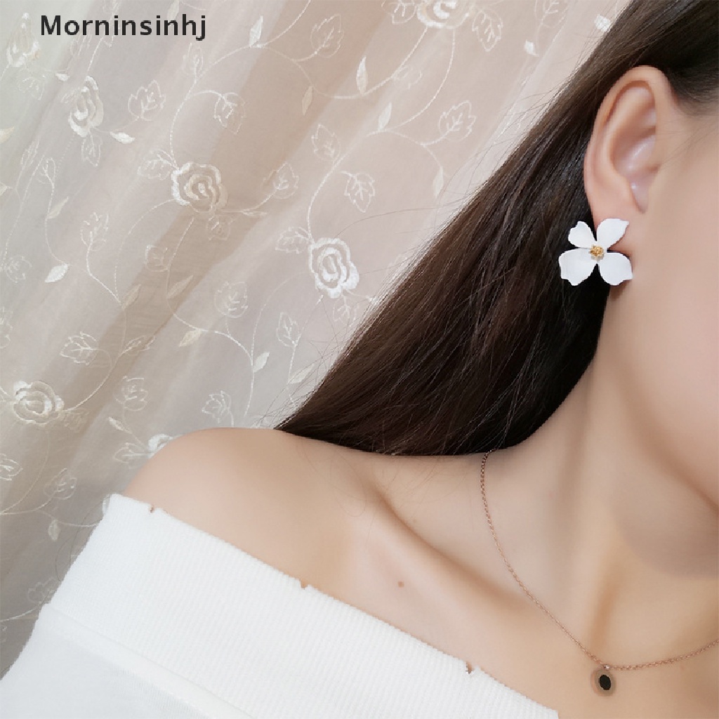 Mornin Anting stud Bentuk Bunga Desain Korea Musim Panas Manis Tidak Teratur fashion Perhiasan id